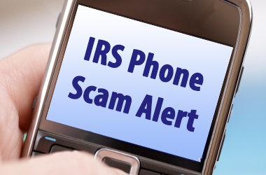 IRS Releases Scam Phone Call Alert